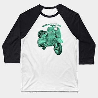 Vintage Vespa Baseball T-Shirt